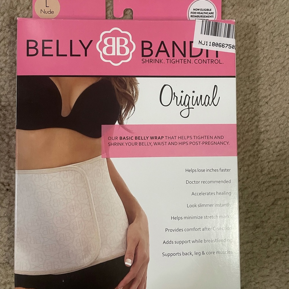 Belly Bandit size Large in color Nude.
